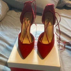 Size 8 red heels